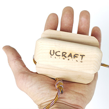 Ucraft Pocket-Sized Climbing Fingerboard, Double-Sided Grip Strength  Training Board, Wooden Hang Board for Pull up Grips, Pinch Training  Finger Board, Non-Slip, Portable & Lightweight Hang Board
